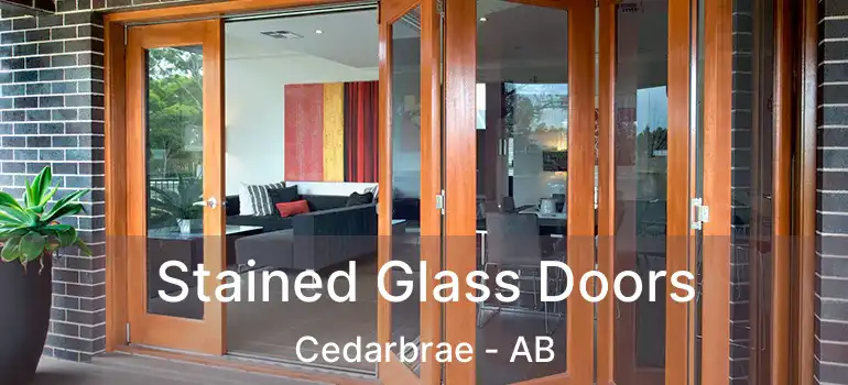  Stained Glass Doors Cedarbrae - AB