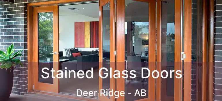  Stained Glass Doors Deer Ridge - AB