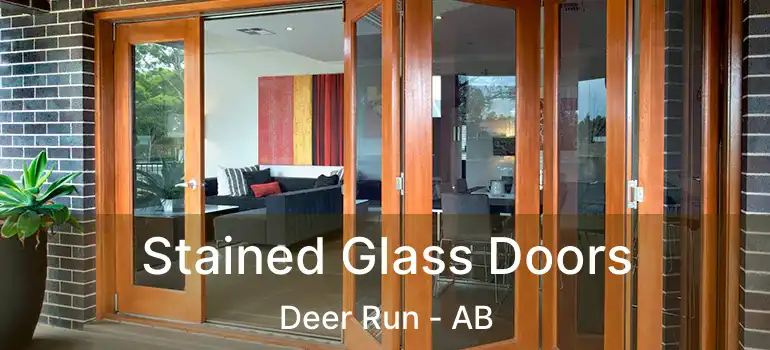  Stained Glass Doors Deer Run - AB