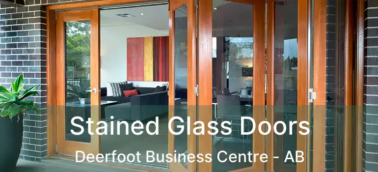 Stained Glass Doors Deerfoot Business Centre - AB