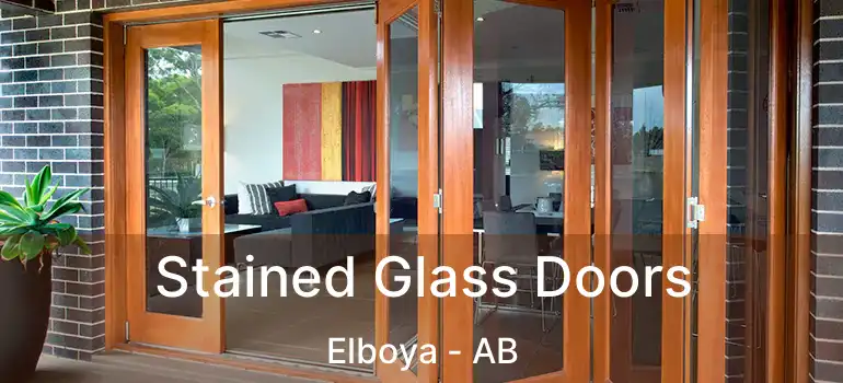  Stained Glass Doors Elboya - AB