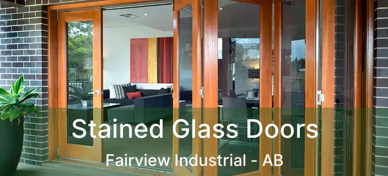  Stained Glass Doors Fairview Industrial - AB