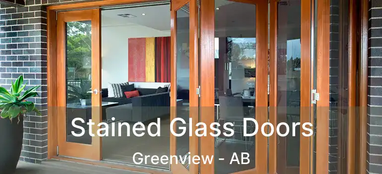  Stained Glass Doors Greenview - AB