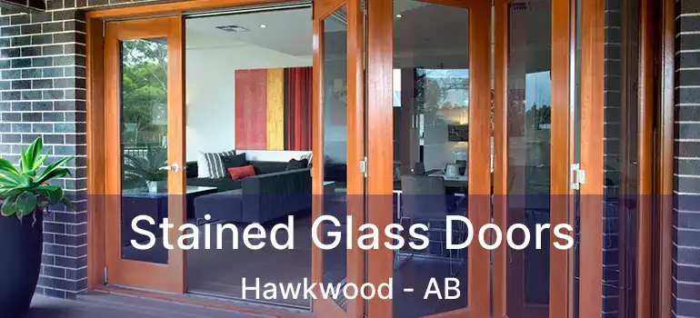  Stained Glass Doors Hawkwood - AB