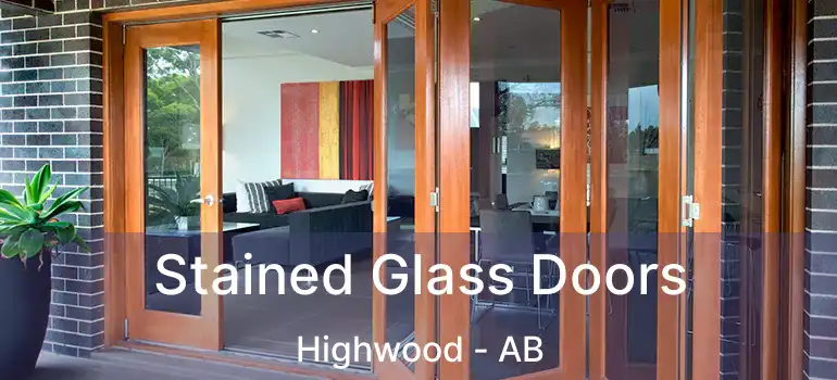  Stained Glass Doors Highwood - AB