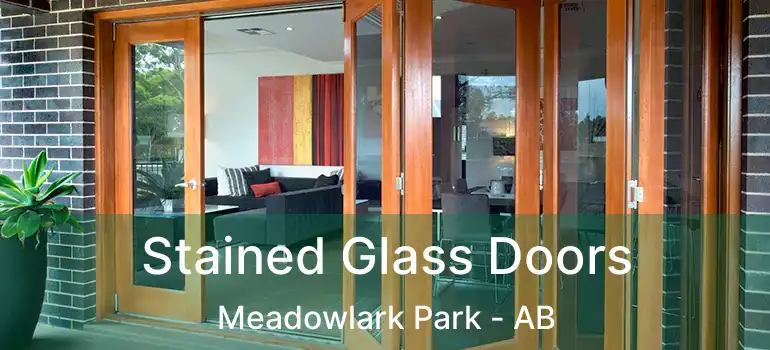  Stained Glass Doors Meadowlark Park - AB