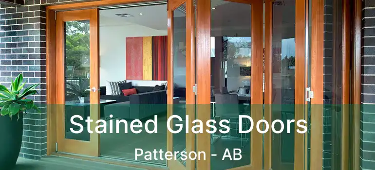  Stained Glass Doors Patterson - AB