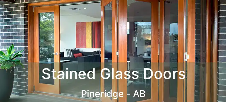 Stained Glass Doors Pineridge - AB