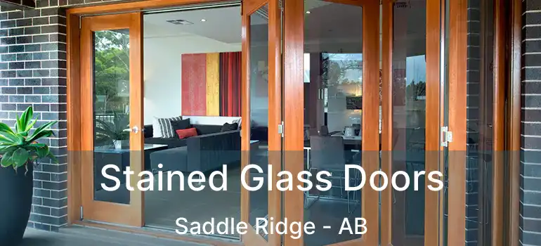  Stained Glass Doors Saddle Ridge - AB
