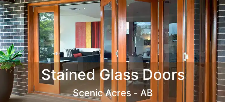  Stained Glass Doors Scenic Acres - AB