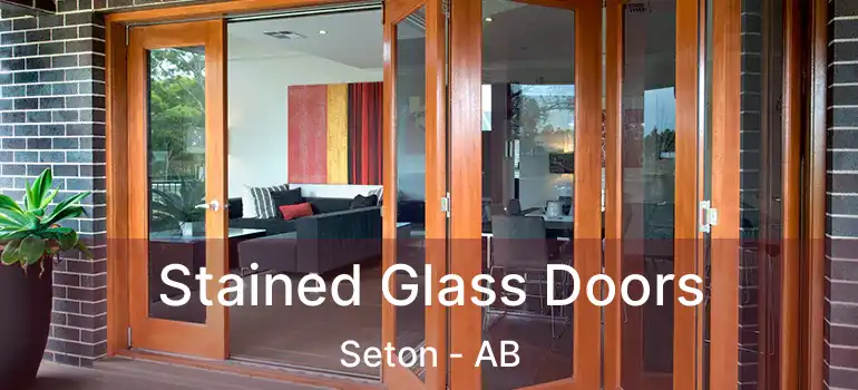  Stained Glass Doors Seton - AB