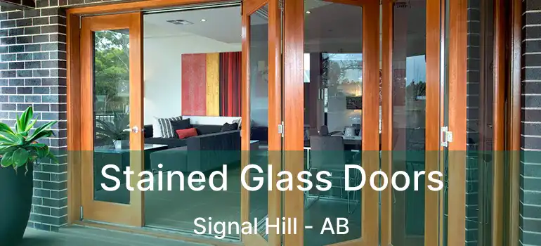  Stained Glass Doors Signal Hill - AB