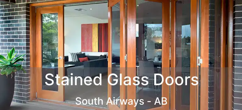  Stained Glass Doors South Airways - AB