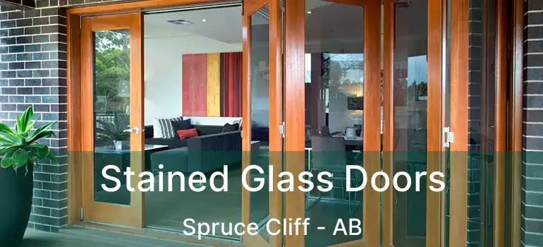  Stained Glass Doors Spruce Cliff - AB