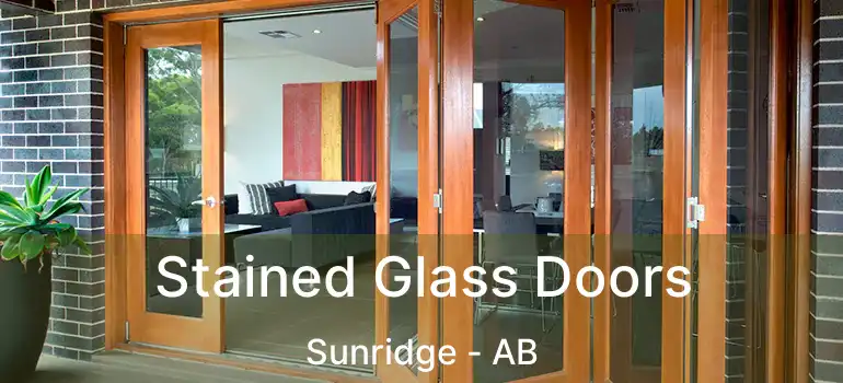  Stained Glass Doors Sunridge - AB