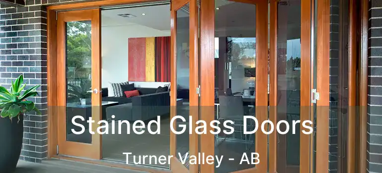  Stained Glass Doors Turner Valley - AB