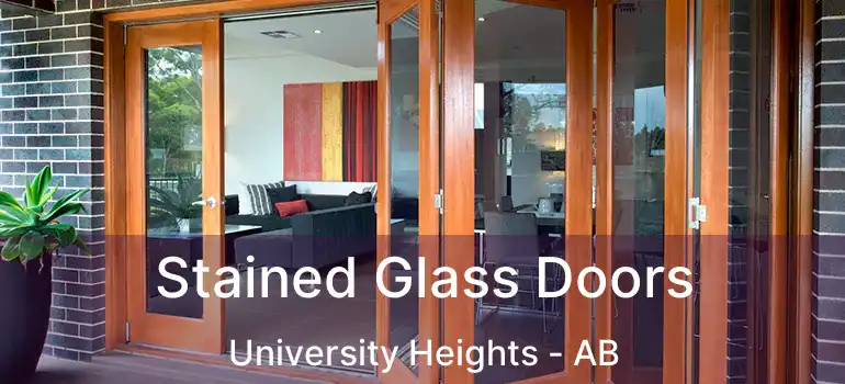  Stained Glass Doors University Heights - AB
