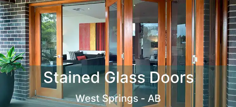  Stained Glass Doors West Springs - AB