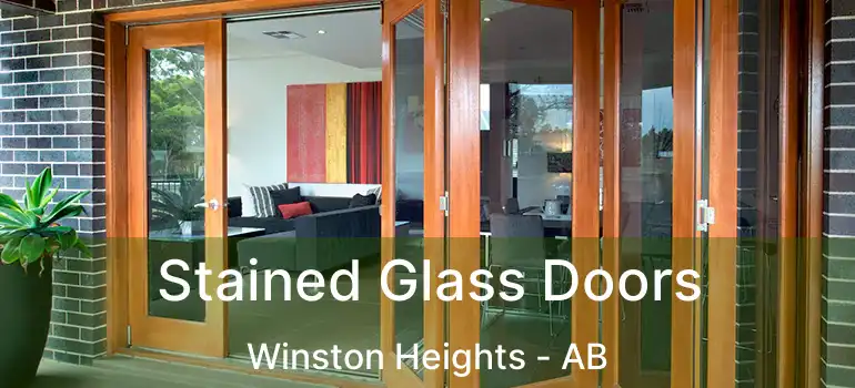  Stained Glass Doors Winston Heights - AB