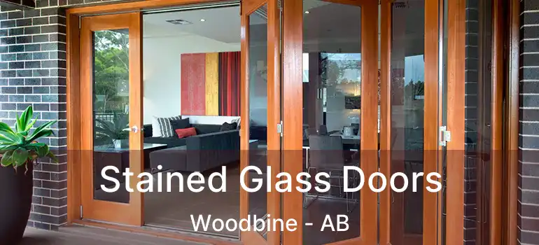  Stained Glass Doors Woodbine - AB
