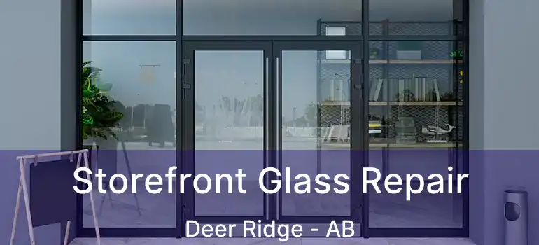  Storefront Glass Repair Deer Ridge - AB