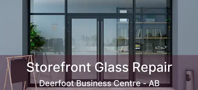  Storefront Glass Repair Deerfoot Business Centre - AB