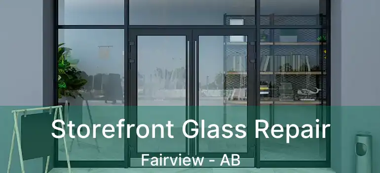  Storefront Glass Repair Fairview - AB