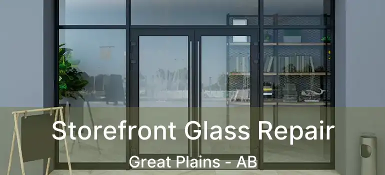 Storefront Glass Repair Great Plains - AB