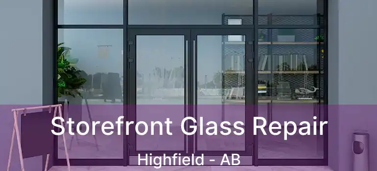  Storefront Glass Repair Highfield - AB