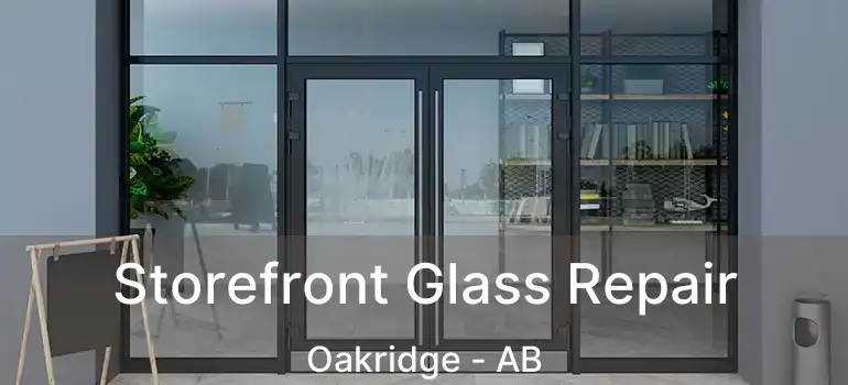  Storefront Glass Repair Oakridge - AB
