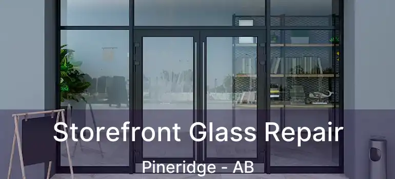  Storefront Glass Repair Pineridge - AB