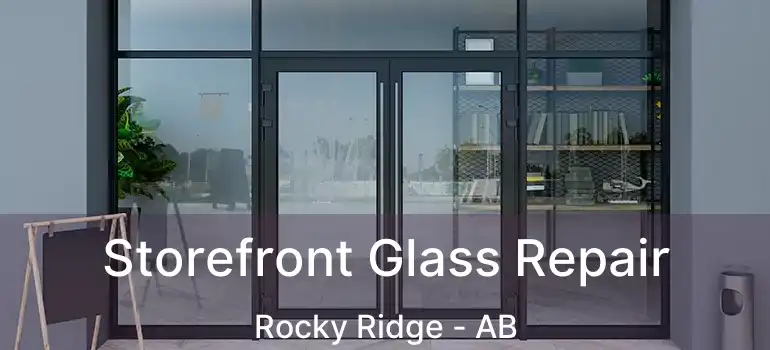  Storefront Glass Repair Rocky Ridge - AB