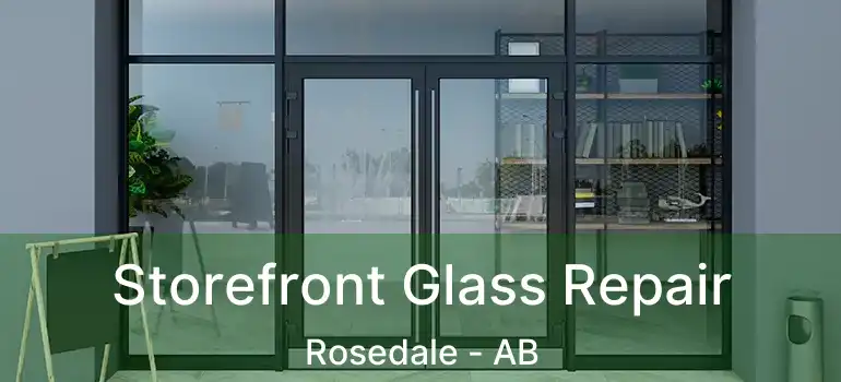  Storefront Glass Repair Rosedale - AB