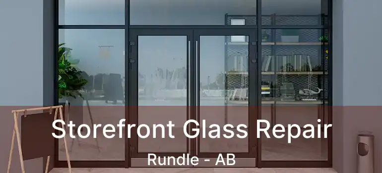  Storefront Glass Repair Rundle - AB