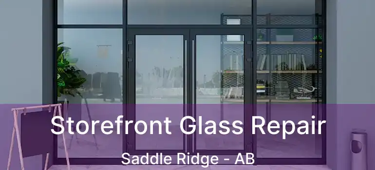  Storefront Glass Repair Saddle Ridge - AB