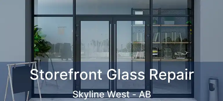  Storefront Glass Repair Skyline West - AB