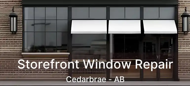  Storefront Window Repair Cedarbrae - AB