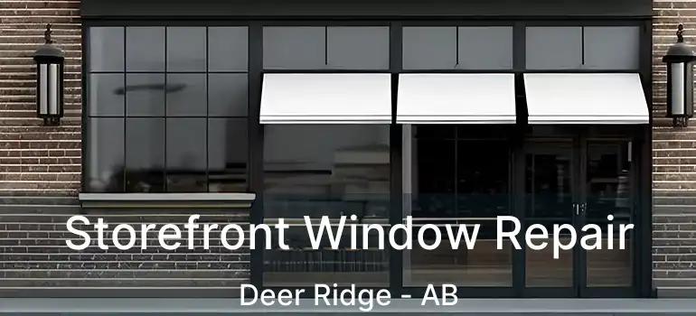  Storefront Window Repair Deer Ridge - AB