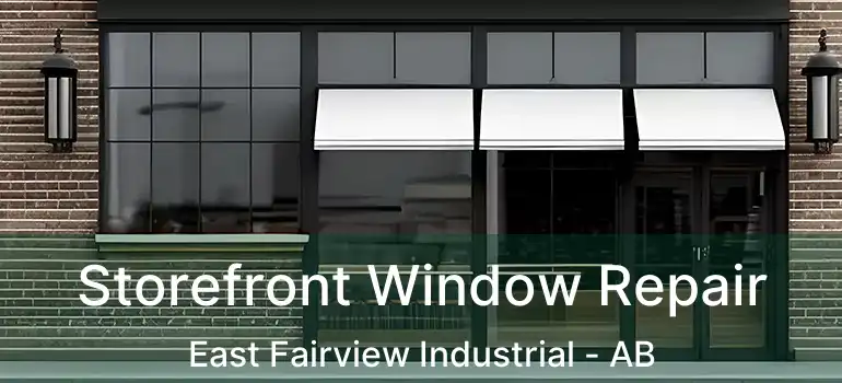  Storefront Window Repair East Fairview Industrial - AB
