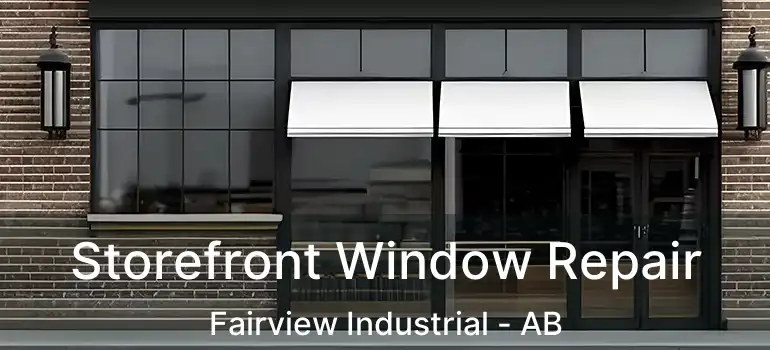  Storefront Window Repair Fairview Industrial - AB