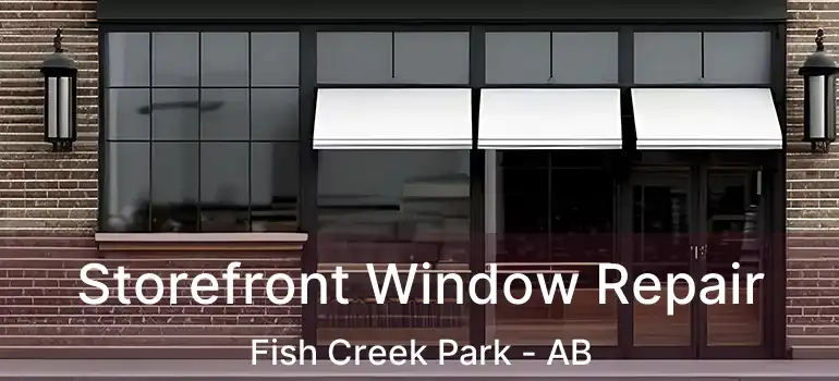  Storefront Window Repair Fish Creek Park - AB