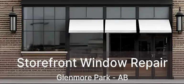  Storefront Window Repair Glenmore Park - AB