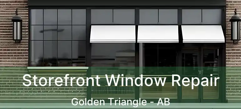  Storefront Window Repair Golden Triangle - AB