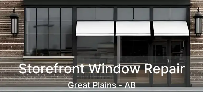  Storefront Window Repair Great Plains - AB