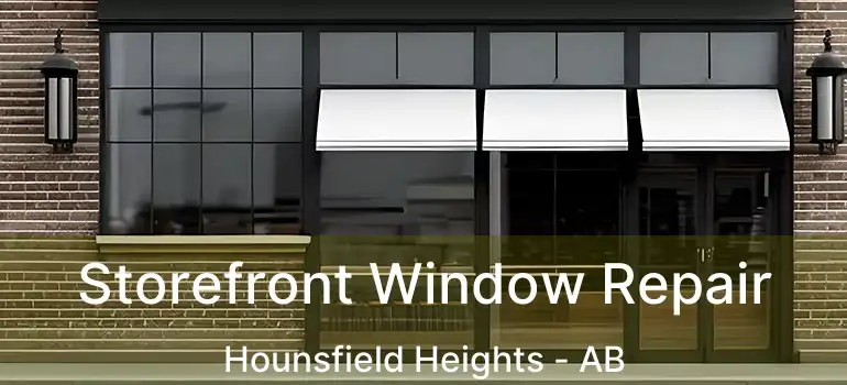  Storefront Window Repair Hounsfield Heights - AB