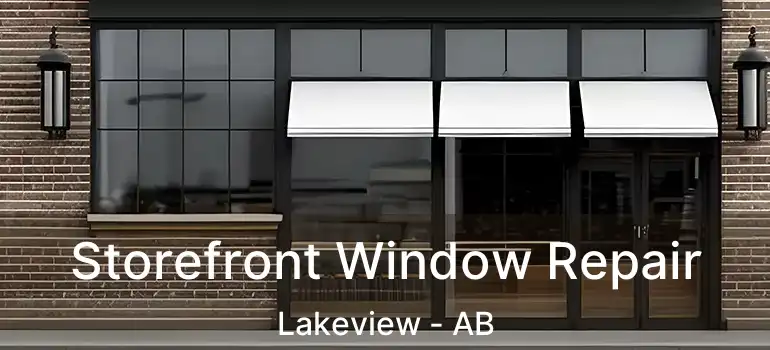  Storefront Window Repair Lakeview - AB
