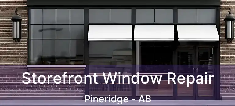  Storefront Window Repair Pineridge - AB