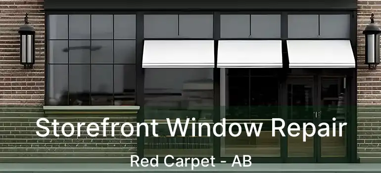 Storefront Window Repair Red Carpet - AB