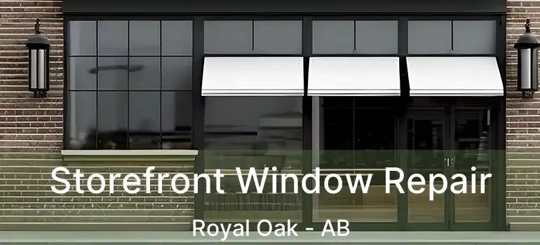  Storefront Window Repair Royal Oak - AB