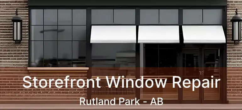  Storefront Window Repair Rutland Park - AB